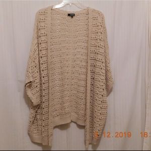 Cream lace shrug